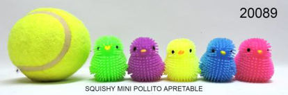 Imagen de SQUISHY MINI POLLITO APRETABLE AMARILLO 10.24